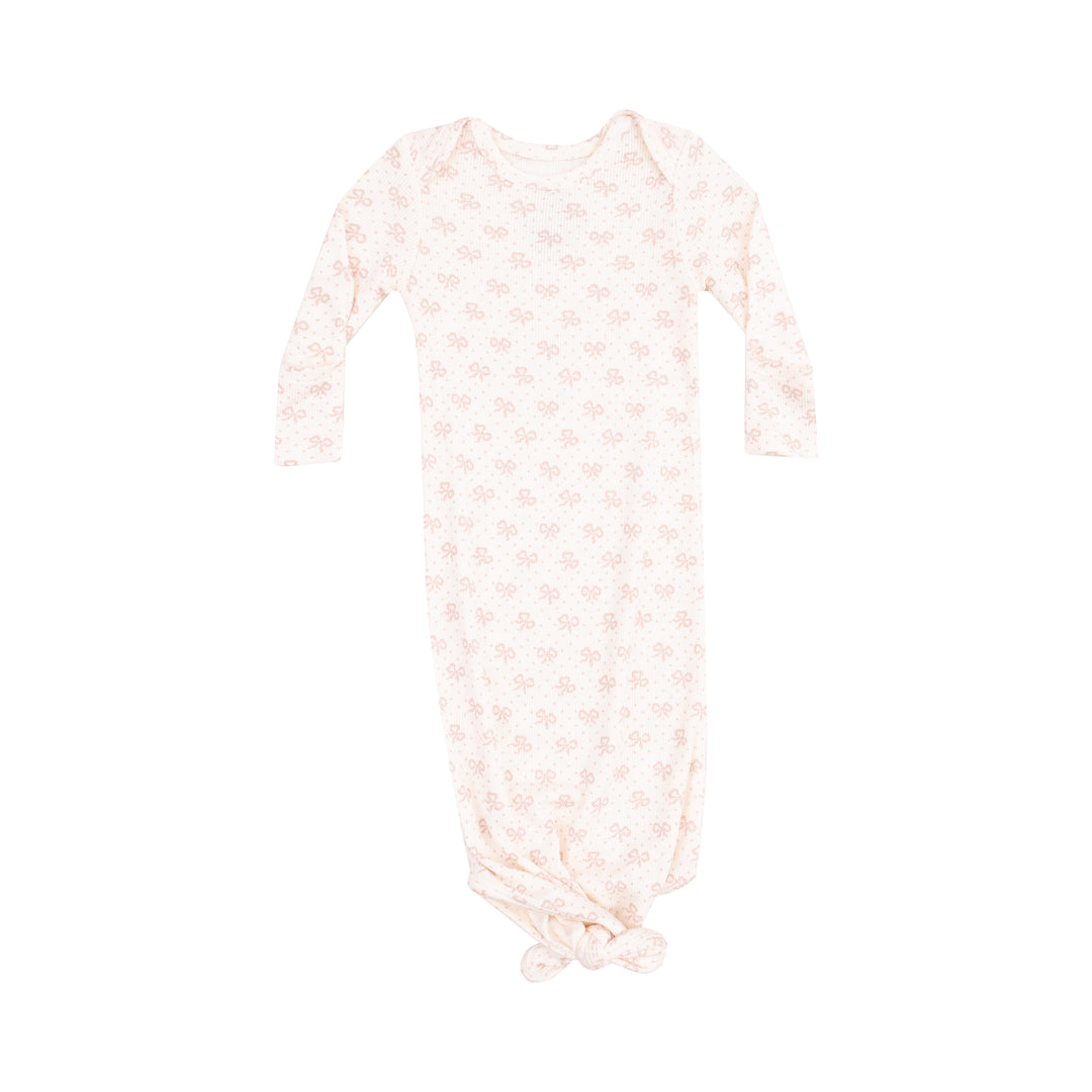 Vintage Mini Bows Knotted Gown