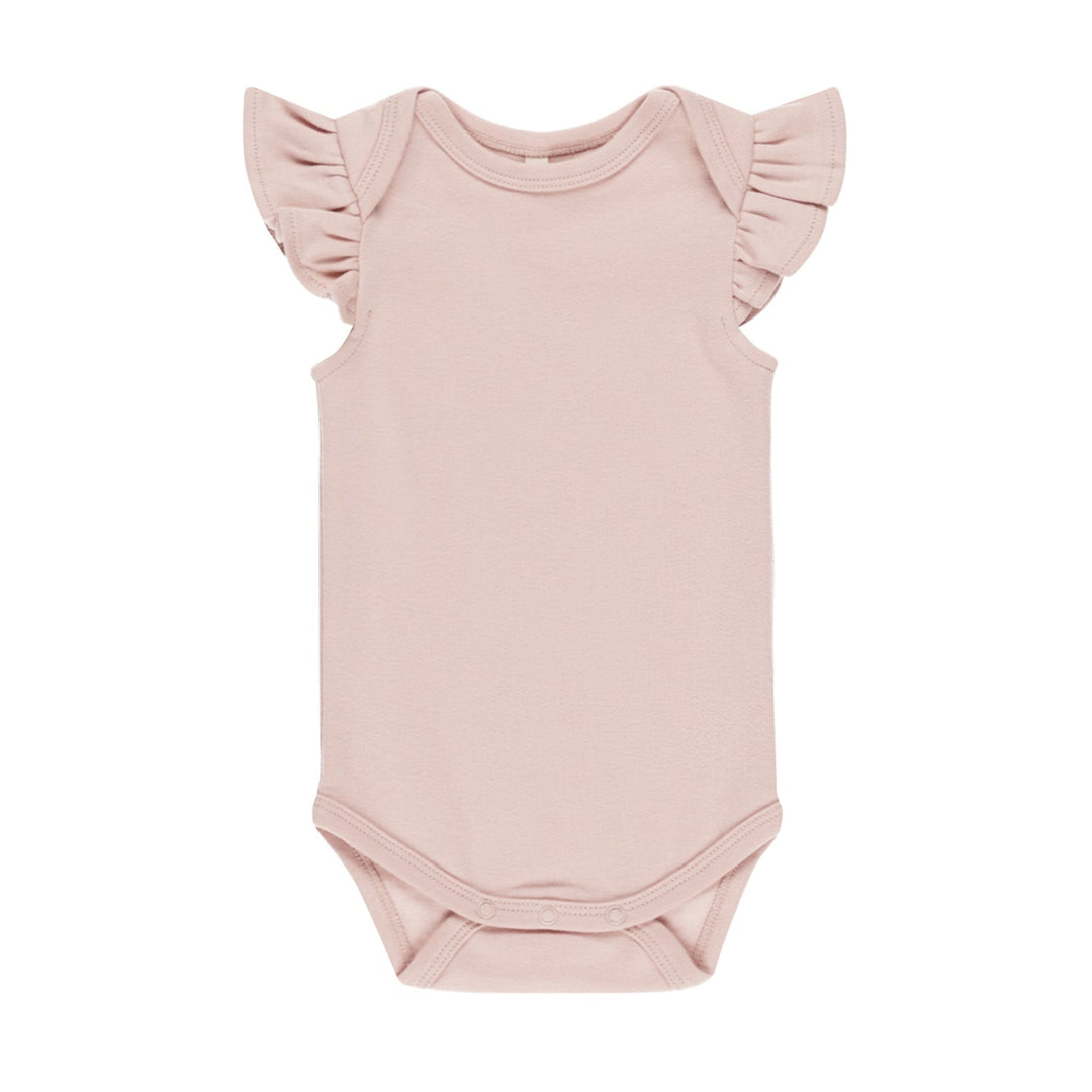 Flutter Sleeve Bodysuit - Bubblegum