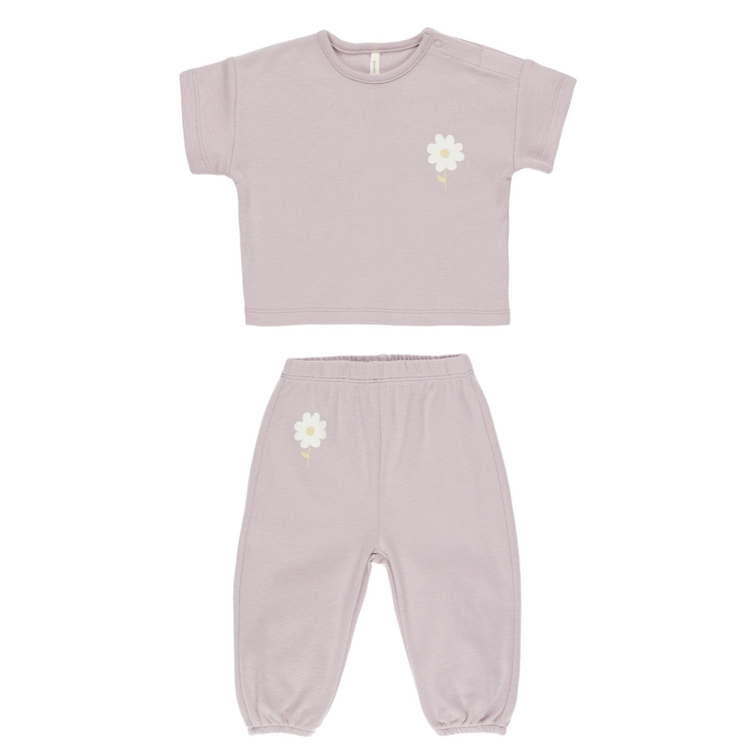 JERSEY TEE + PANT SET || DAISY