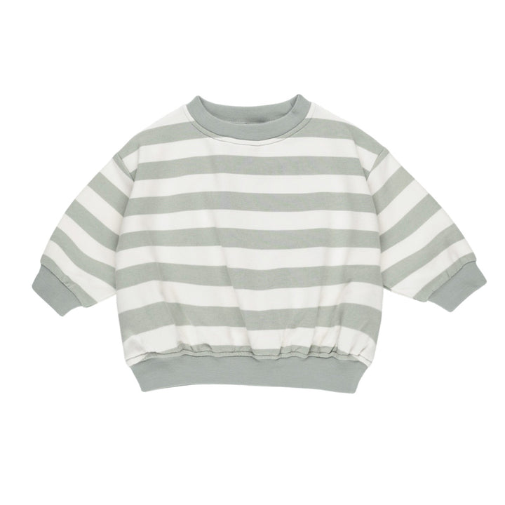 Relaxed Sweat Set - Sage Stripe