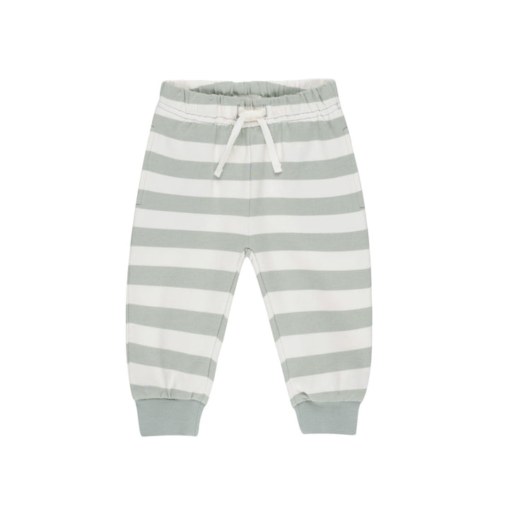 Relaxed Sweat Set - Sage Stripe