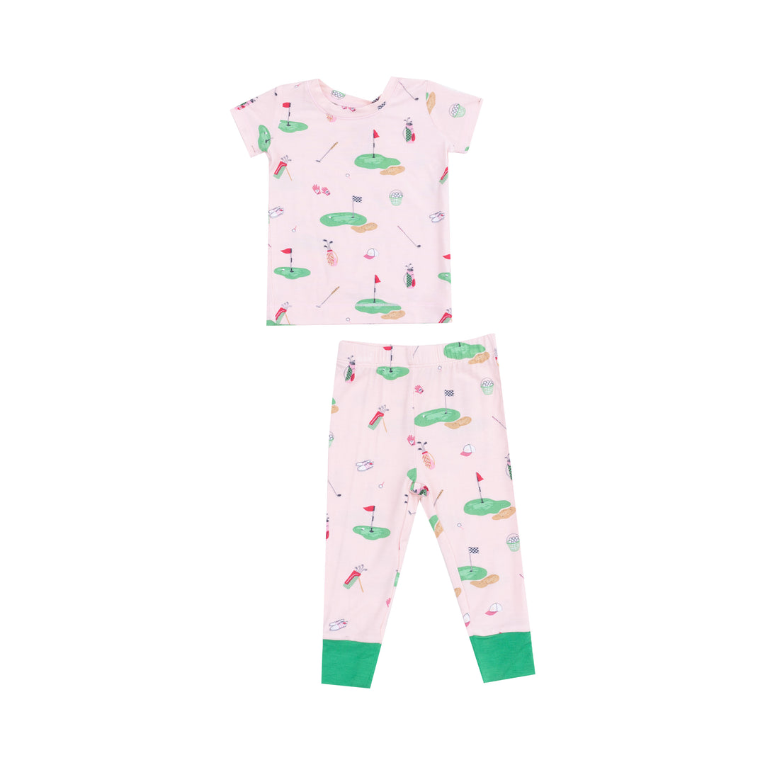 Golf Things Pink S/S Loungewear Set