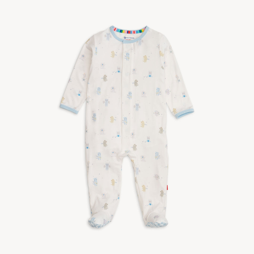 Blue Baby Beats Modal Footie