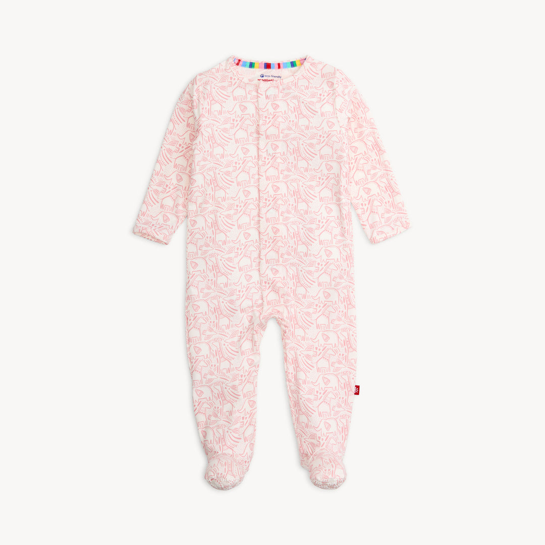 Pink Herds of a Feather Modal Footie