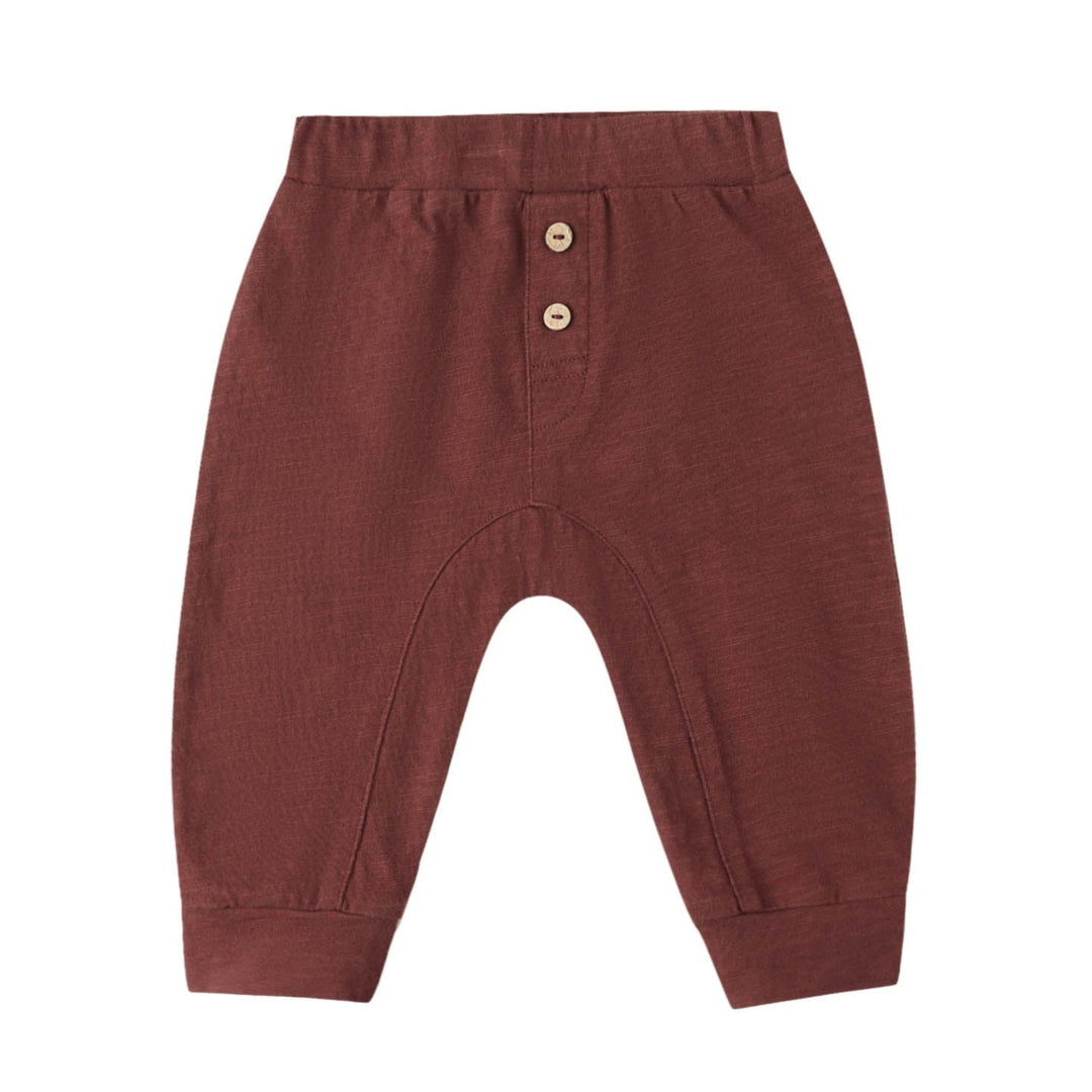 BABY CRU PANT || BURGUNDY