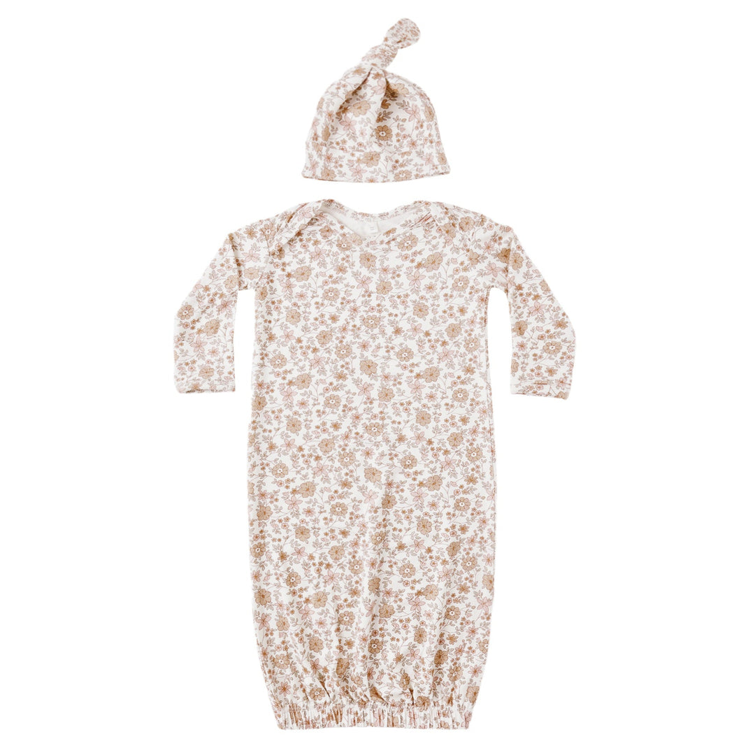 Bamboo Gown + Hat Set | Bloom