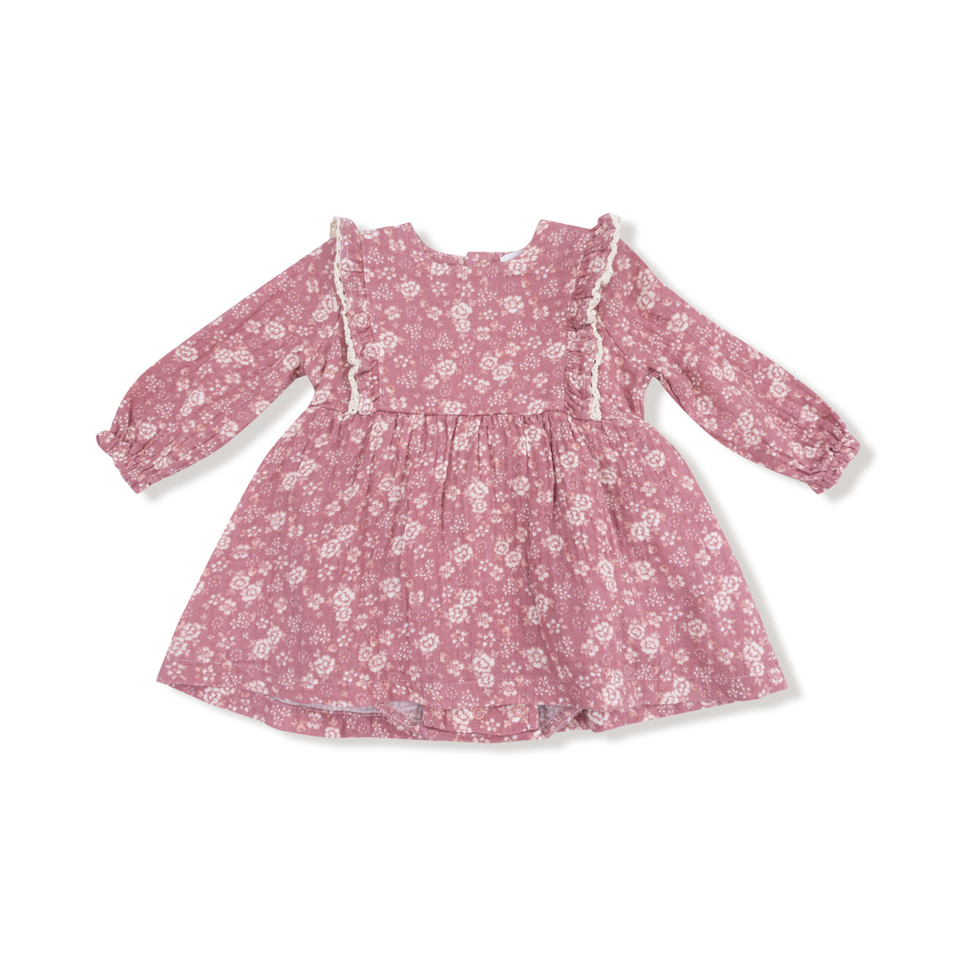 Bandana Floral Muslin Ruffle Bubble w/ Skirt