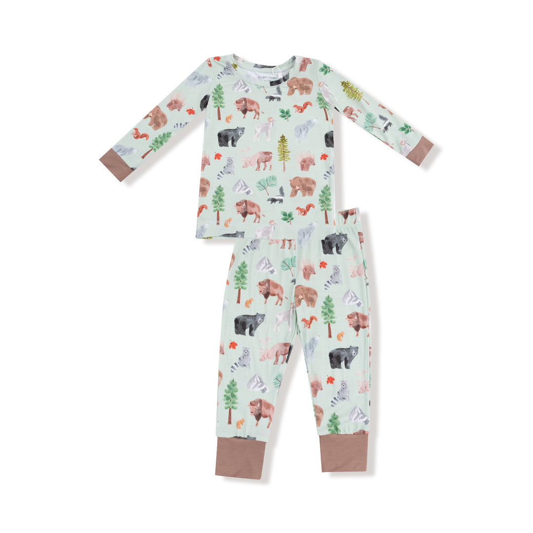 American Woodland Animals L/S Loungewear Set