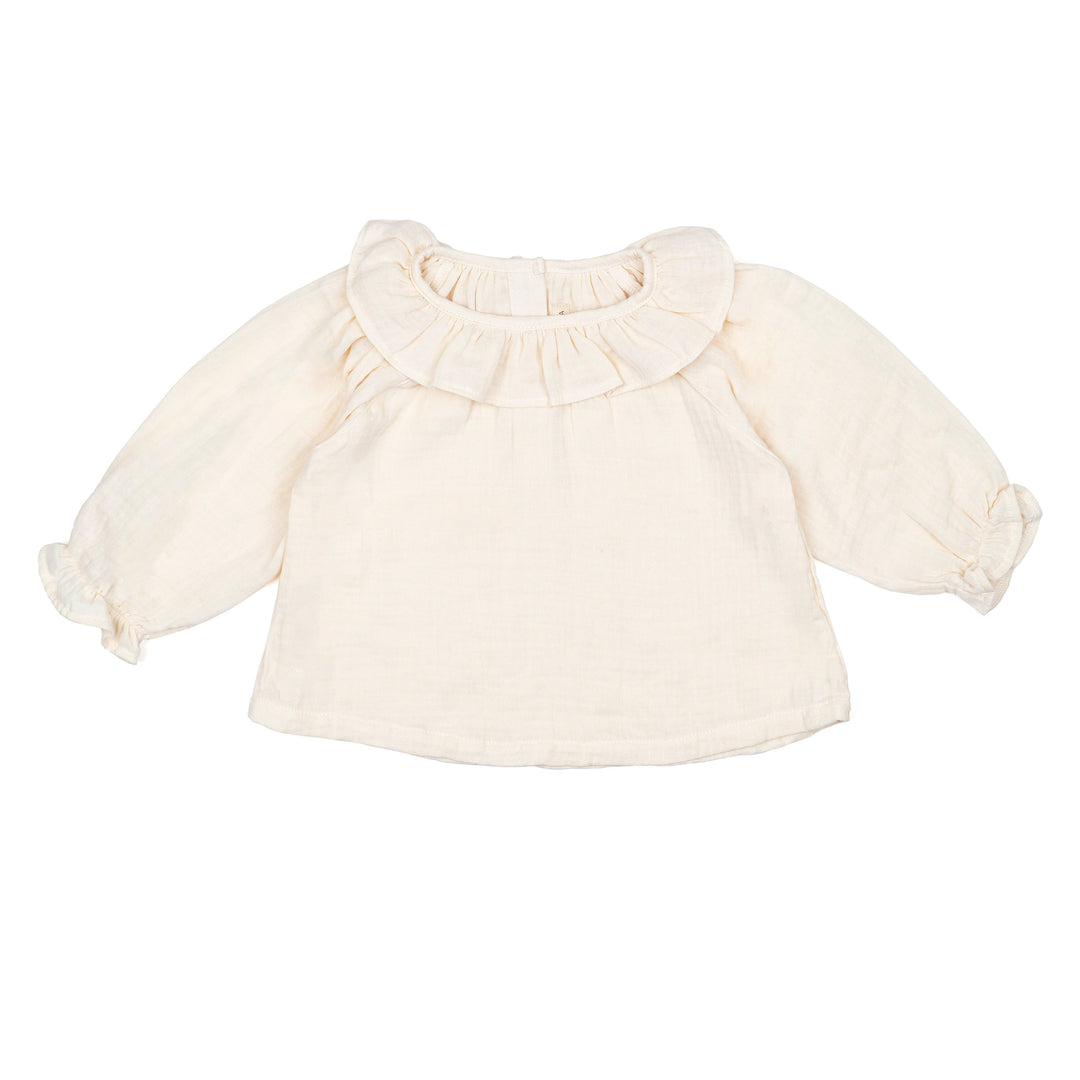 Ruffle Blouse Natural