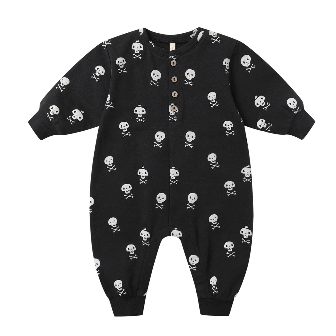 Relaxed Fleece Jumpsuit - Crossbones
