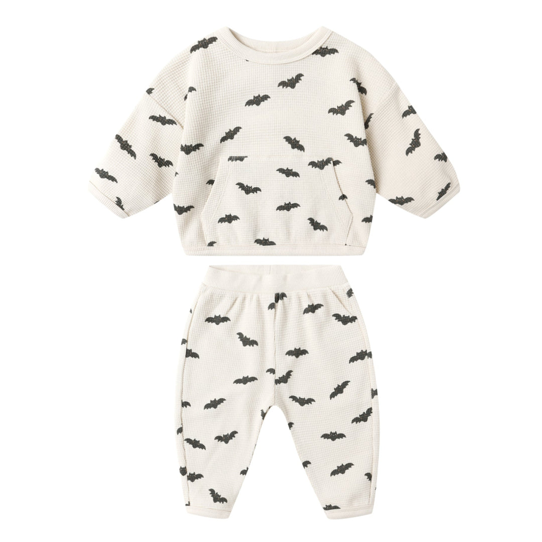 Waffle Slouch Set - Bats