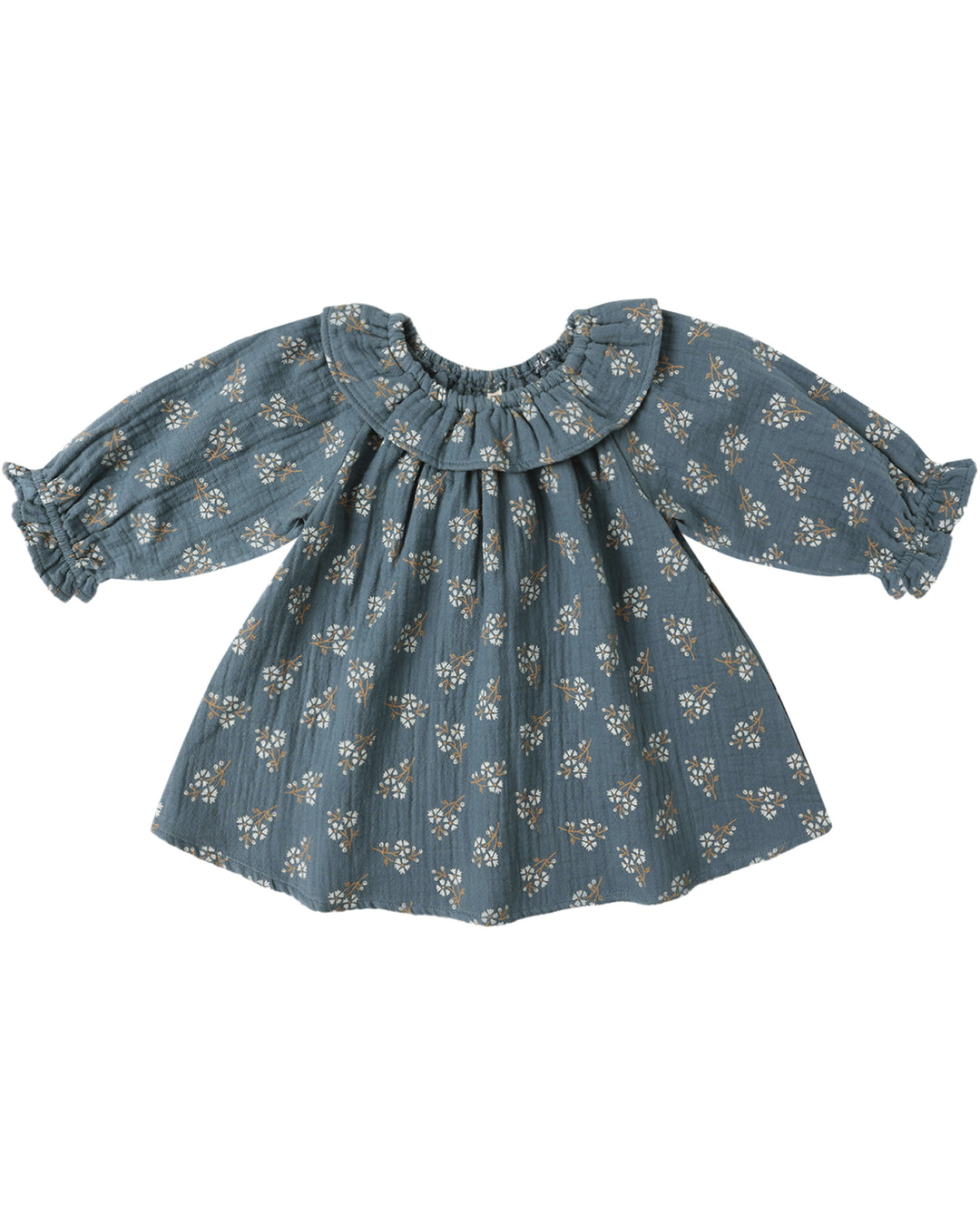 Long Sleeve Isla Dress - Blue Floral