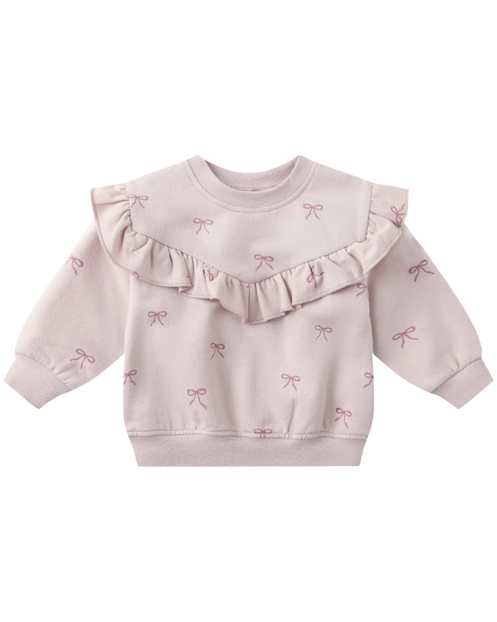 Relaxed Fleece Sweat Set - Bows
