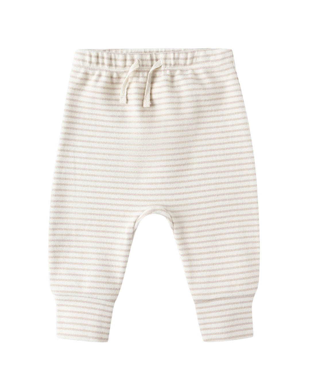 Long Sleeve + Pant Set - Oat Micro Stripe