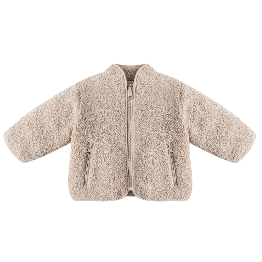 Shearling Zip Jacket Oat