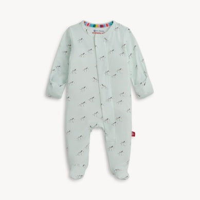 Teal Savannah Plains Modal Footie