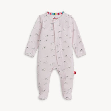 Pink Savannah Plains Modal Footie