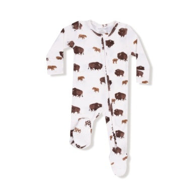 Bison 2 Way Zipper Footie