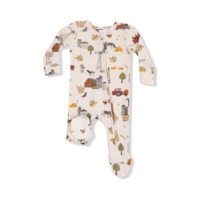 Hay Farmer 2 Way Zipper Footie