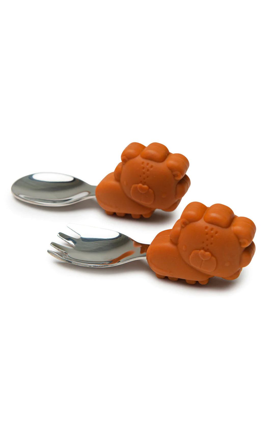 Lion Learning Spoon and Fork Set