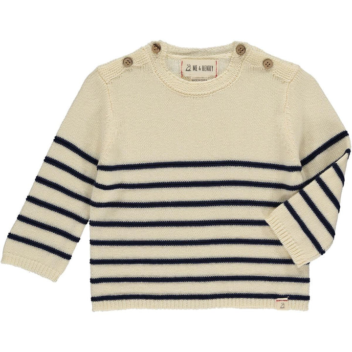 Breton Cream/Navy Sweater
