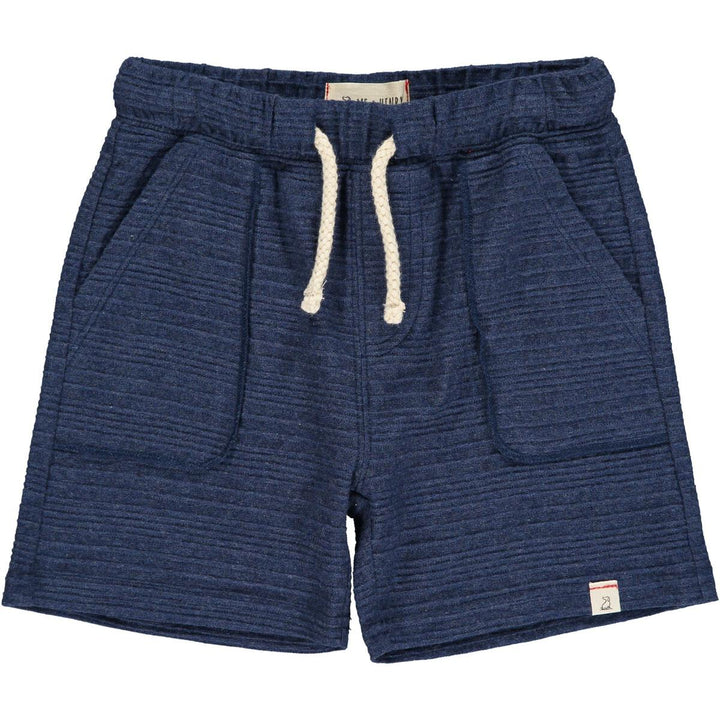 Bluepeter Navy Ribbed Shorts