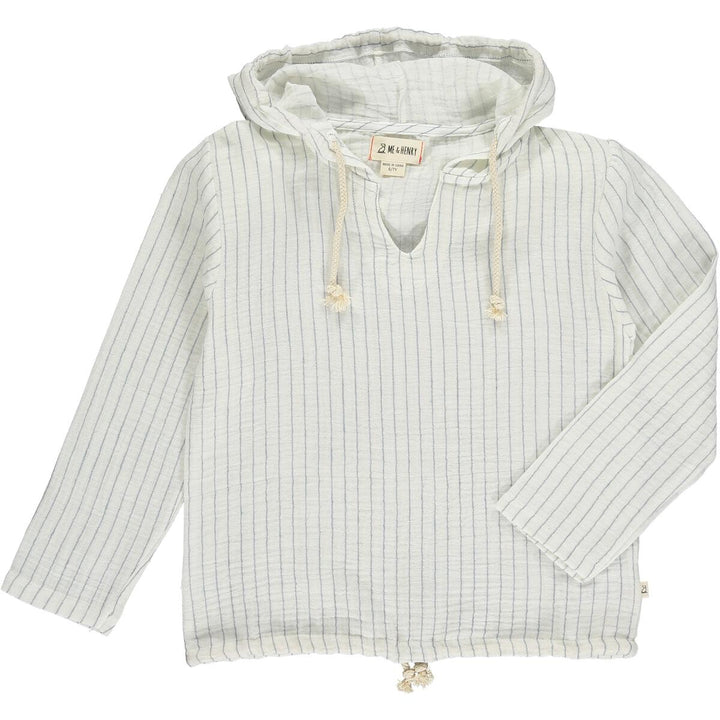 St.Ives Gauze hooded top - White