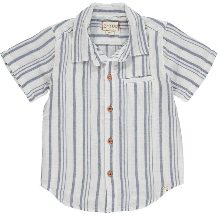 Newport Blue/White Stripe Shirt