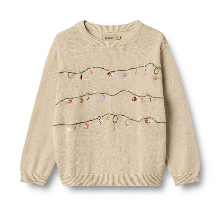 Knit Pullover Embr. Lisa