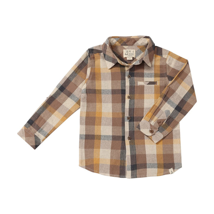 Atwood Woven Shirt - Brown Madras