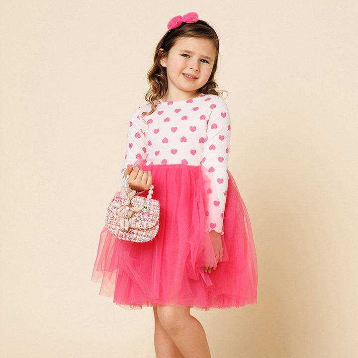 Heart Tutu Dress - Pink