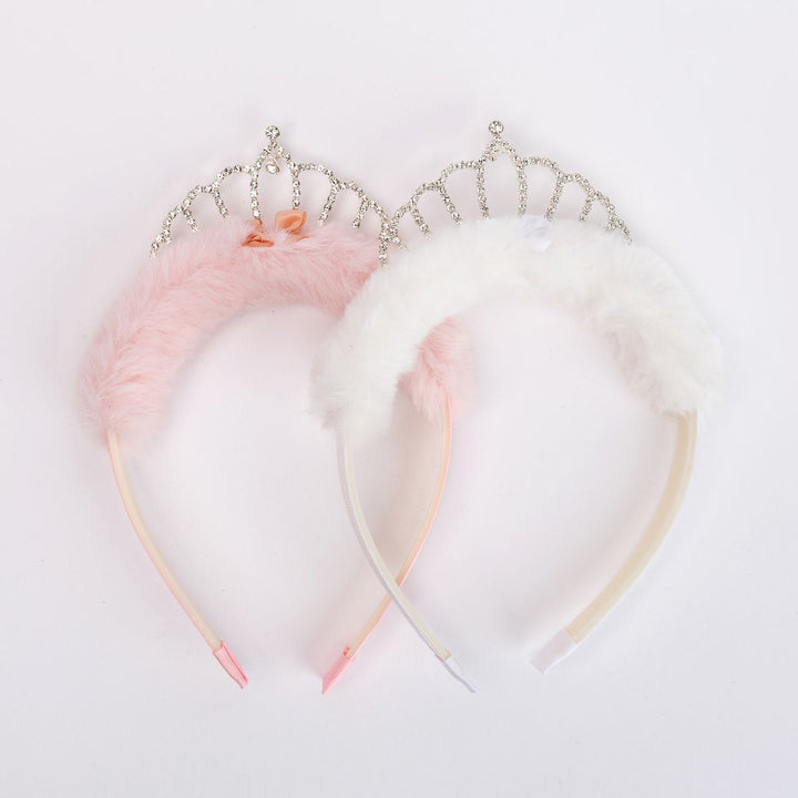 Crown Headband - White