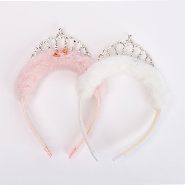 Crown Headband - White