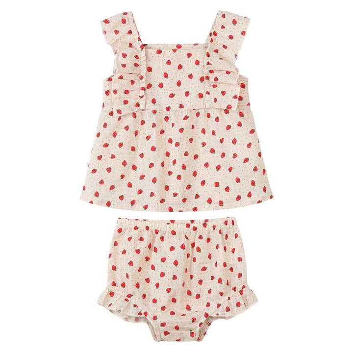 Ellie Set in Oatmeal Strawberries