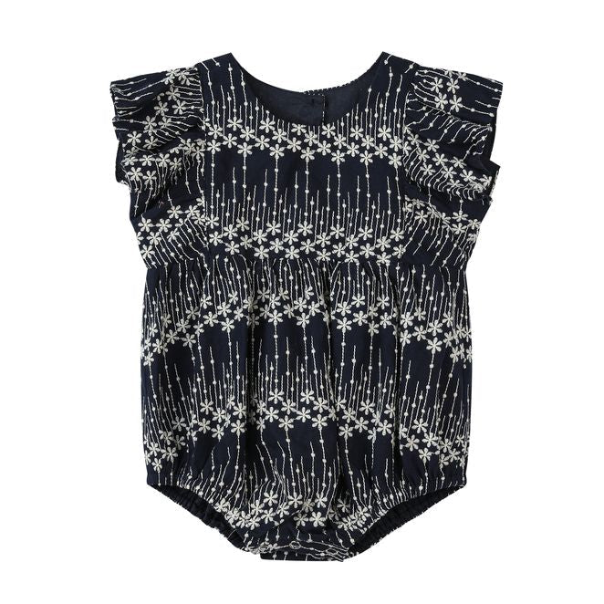 Miranda Bubble in Navy Embroidery