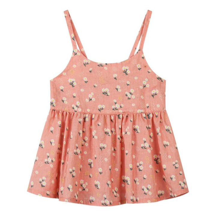 Katie Top in Peach Floral