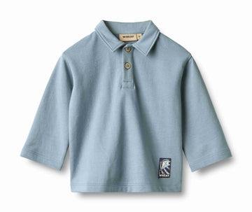 Sweat Blouse L/S Vilhelm Faded Denim