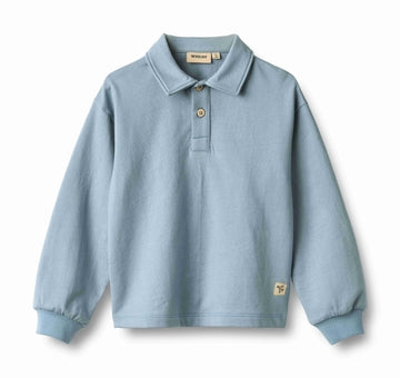 Sweat Blouse L/S Mads Faded Denim
