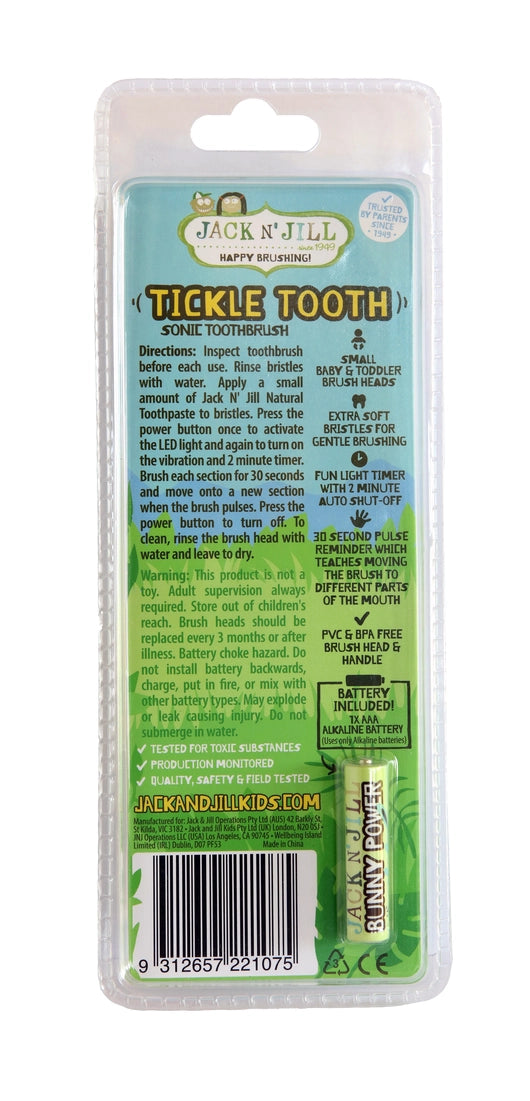 Tickle Tooth Sonic Toothbrush (0-6yrs)