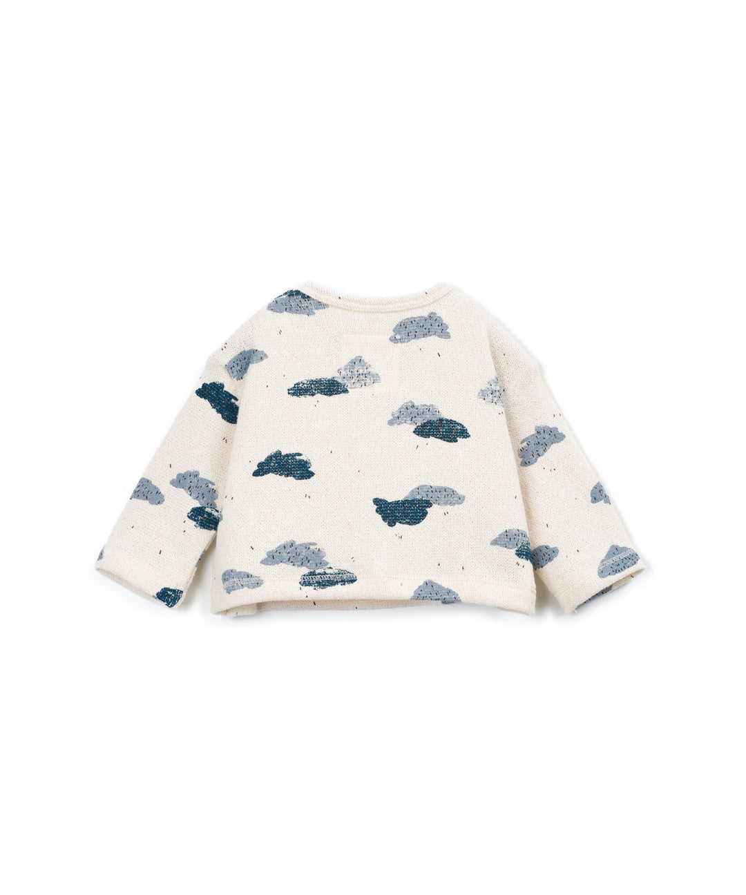 Printed Jersey Sweater - Clouds