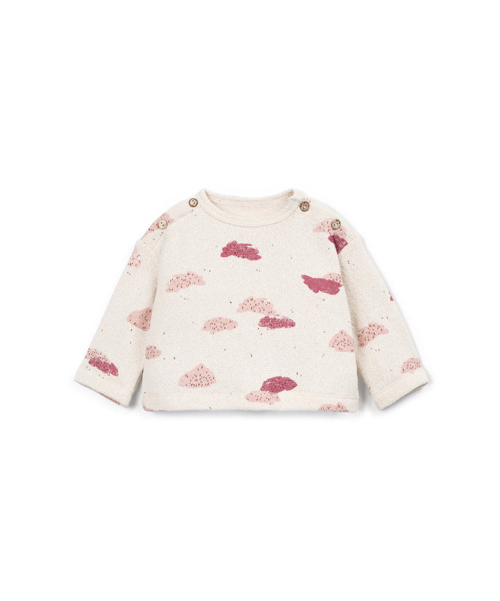 Printed Jersey Sweater - E815N