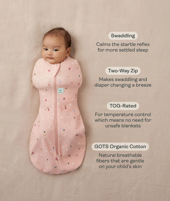 Cocoon Swaddle Bag - Daisies