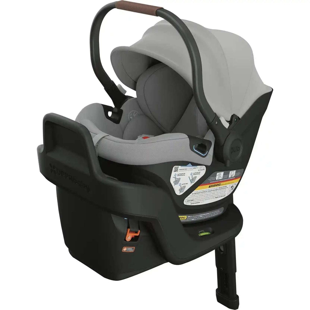 UPPAbaby Aria Lightweight Infant Car Seat + Base UPPAbaby Anthony (Grey | Chestnut Leather)   [variant_option4] [variant_option5] [variant_option6] [variant_option7] [variant_option8] [variant_option9] 1