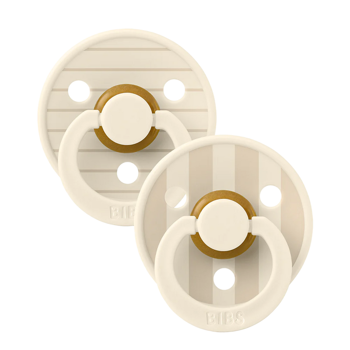 Studio Pacifier 2 Pack Pin - Ivory Vanilla Mix