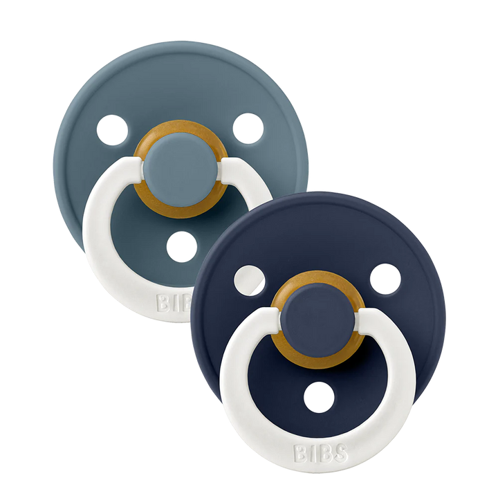 Colour Glow Pacifier 2 Pack - Petrol/Deep Space