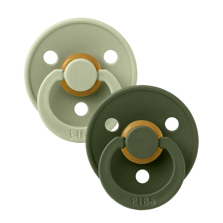 Pacifier Colour 2 Pack - Sage/Hunter Green