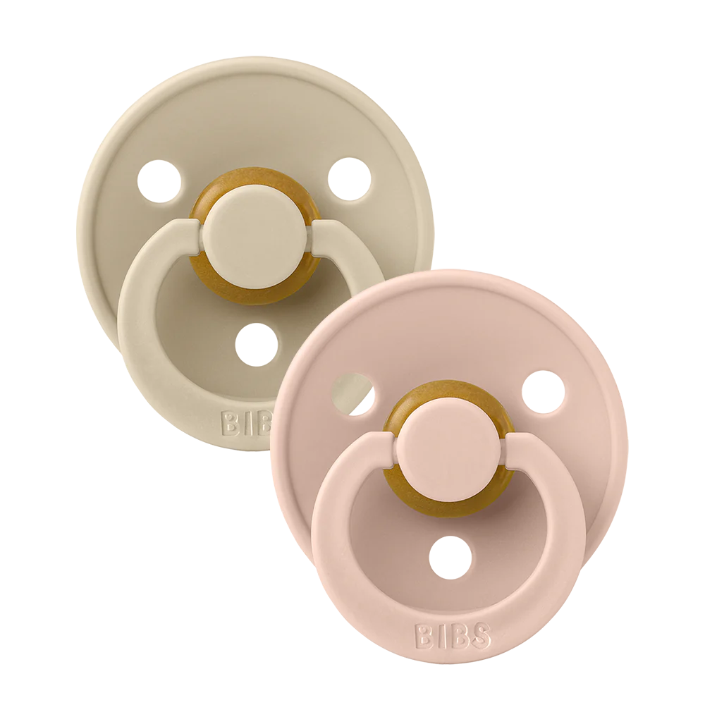 Pacifier Colour 2 Pack - Vanilla/Blush