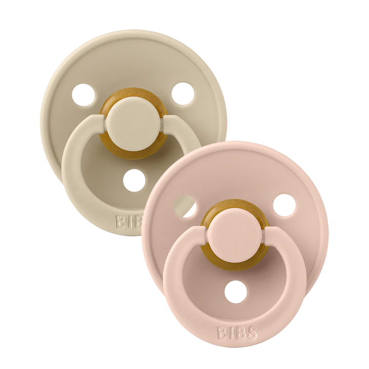 Pacifier Colour 2 Pack - Vanilla/Blush