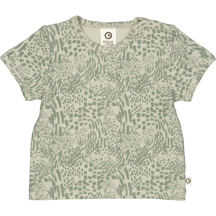 Leopard S/S Tee - Soft Green/Poetry Green