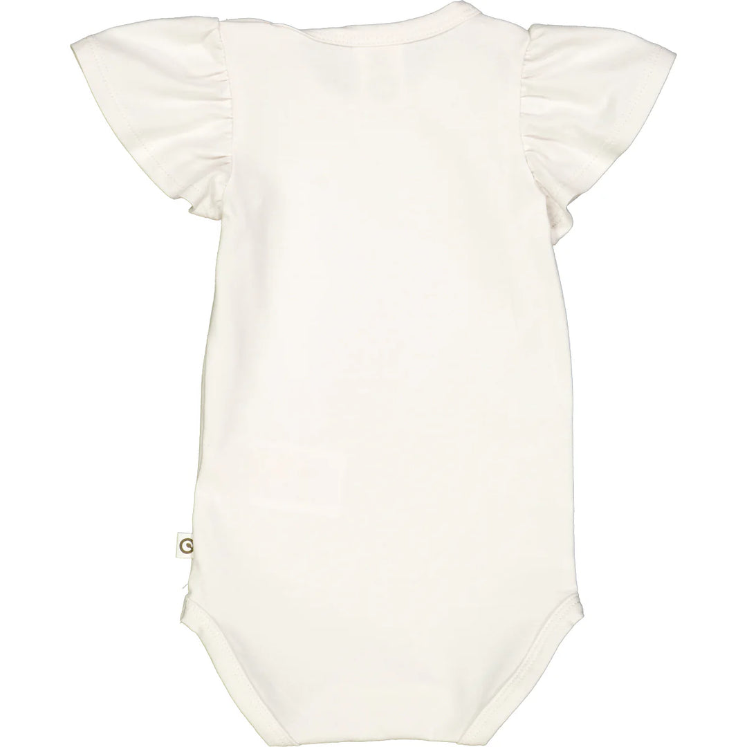 Cozy Me Frill S/S Body - Balsam Cream